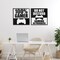 Stupell Industries Competitive Gamer Black & White 2pc Framed Giclee Set, design by Kim Allen